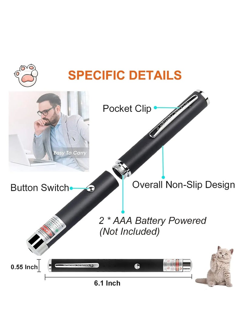 YUNSYE - High Power Lazer Pointer, LaserToys Pointer Interactive Toys for Indoor Cats and Dogs, Pet Cat Catch Single Interactive Exercise Cat Training Tool with USB Rechargable - Image 1
