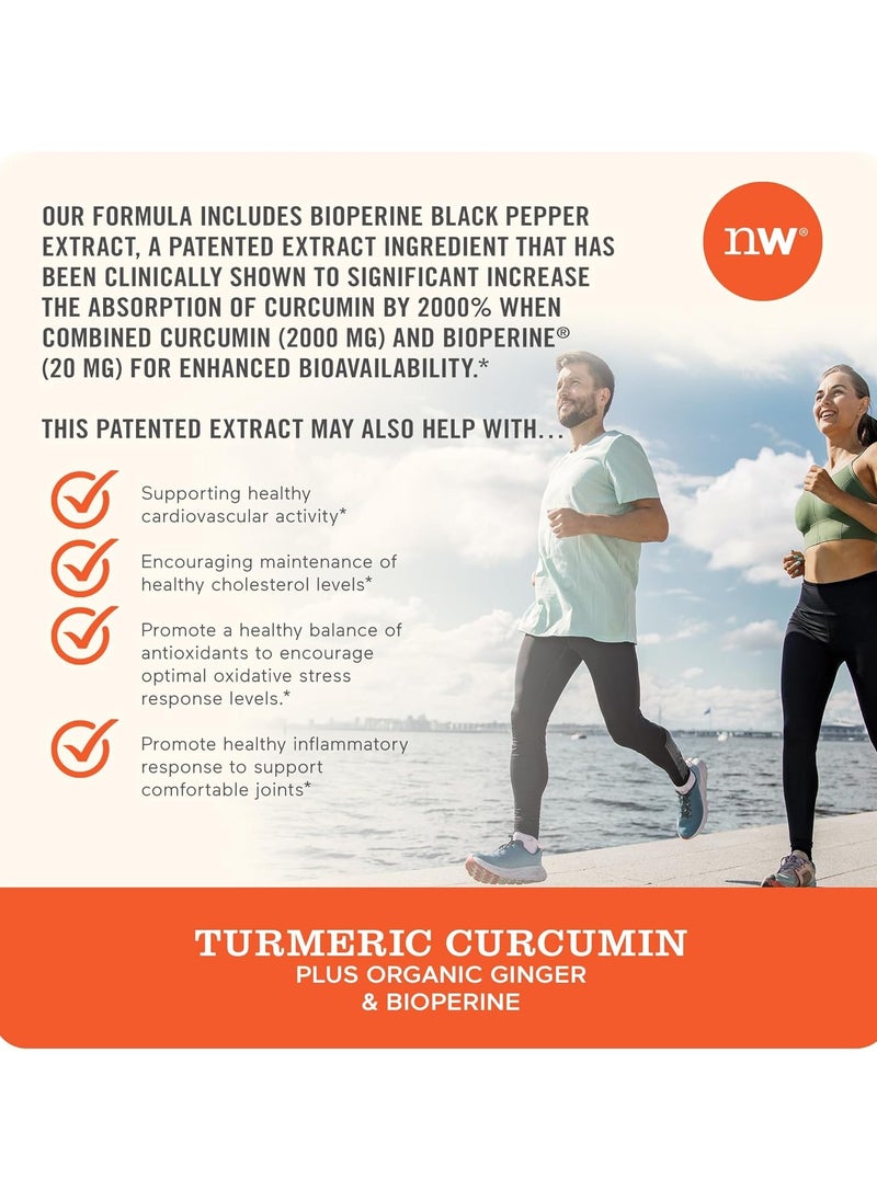 NatureWise - Turmeric Curcumin 90 Vegan Capsules - Image 1