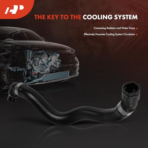 A-Premium APremium Engine Water Coolant Hose Pipe Feed Line to Heat Exchanger Compatible with MercedesBenz CLS550 20072011 CLS500 E320 E350 - Image 3
