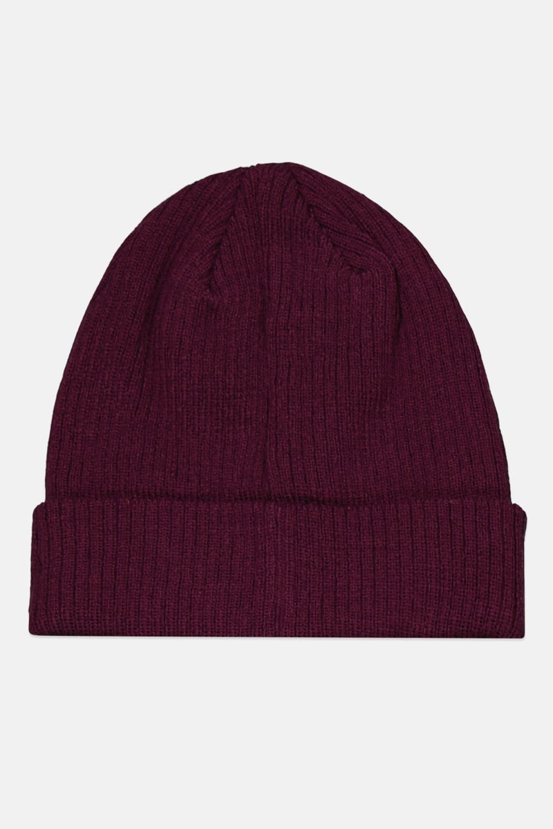 Champion Men Embroidered Logo Beanie, Purple  - Image 2