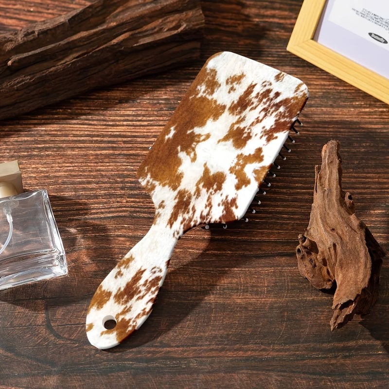 New Model G Air Cushion Comb Anti Static For Long Hair Cow Pattern Detangling - Image 5