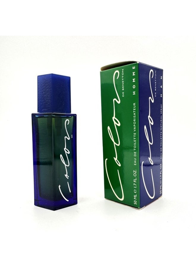 بينيتون كولورز دي بينيتون من يونايتد كولورز اوف بينيتون او دي تواليت 50 مل رجالي اصلي مجموعة نادرة - Image 2