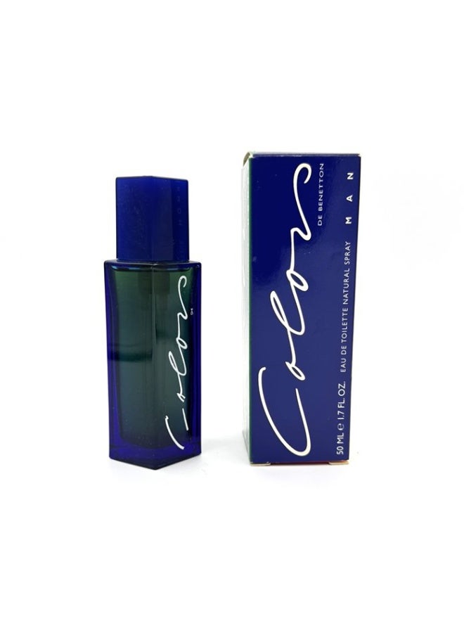 بينيتون كولورز دي بينيتون من يونايتد كولورز اوف بينيتون او دي تواليت 50 مل رجالي اصلي مجموعة نادرة - Image 1