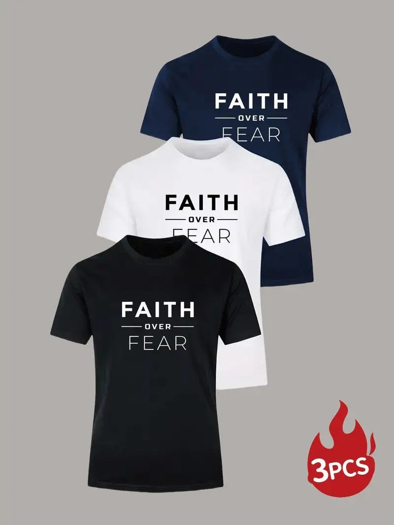 20253-Piece Set Of European Size Men'S T-Shirts, Solid Color Knitted Bird'S-Eye Fabric, Breathable, Round Neck, Short Sleeves, Bulk Order With Custom Printing - Image 1