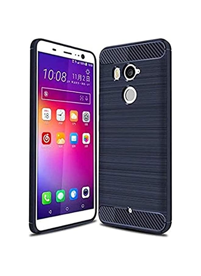 erorex - HTC U11 Plus Mobile Phone Cover - Dark Blue - Image 1