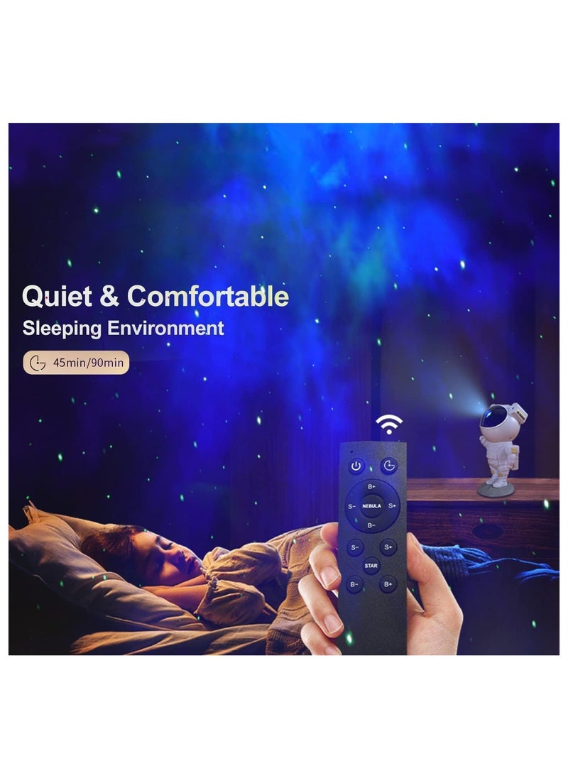 Astronaut light Projector Galaxy Projector with Timer and Remote Control 360°Adjustable Design Starry Sky Night Light
