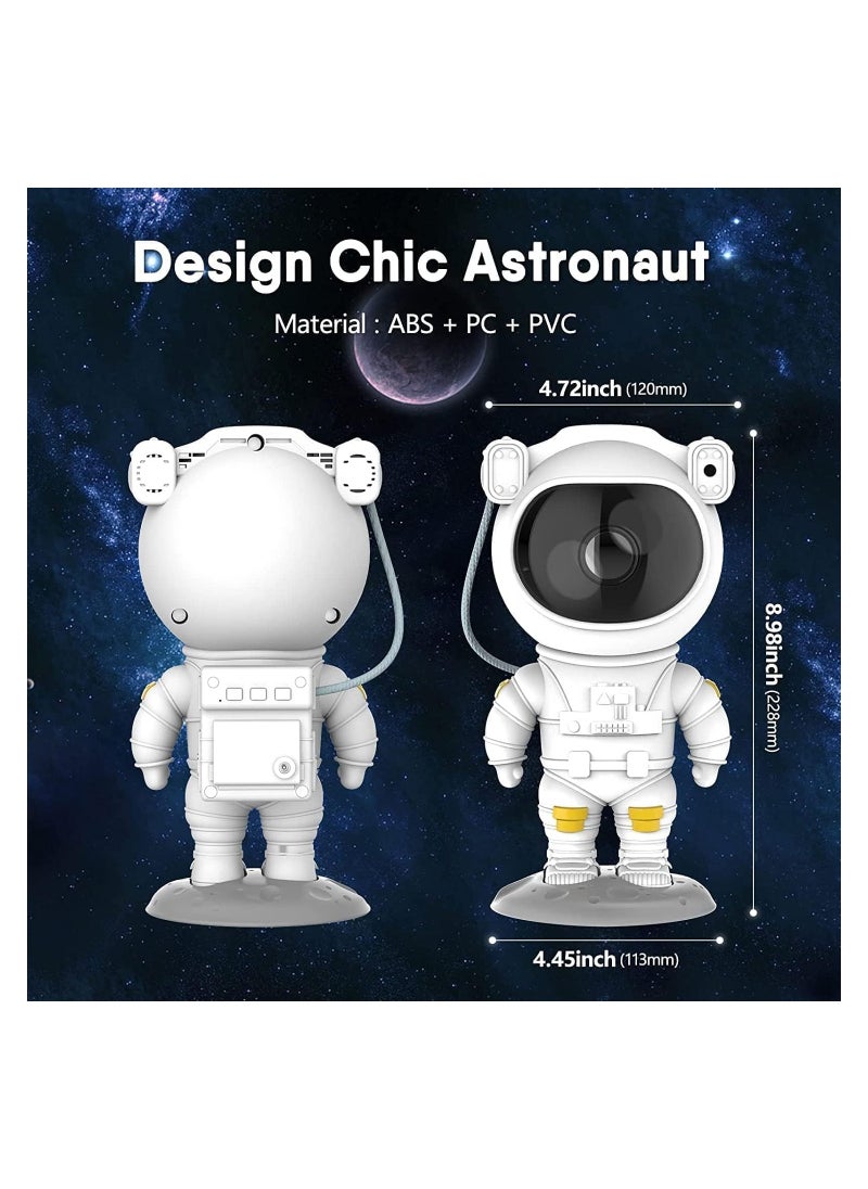 Astronaut light Projector Galaxy Projector with Timer and Remote Control 360°Adjustable Design Starry Sky Night Light