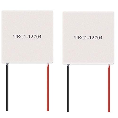 Bolsen 2Pcs TEC1-12704 30x30 Thermoelectric Cooler Peltier of Semiconductor Refrigeration - Image 1