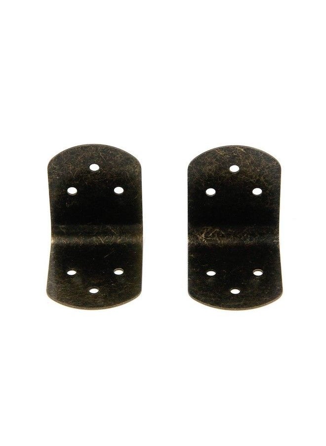 Karcy - Corner Safety Guards 1.6X1.8"(Lxw) Corner Guard Edge Protector Silver Metal Corner Brackets For Wood Boxes Bronze Pack Of 4 - Image 1