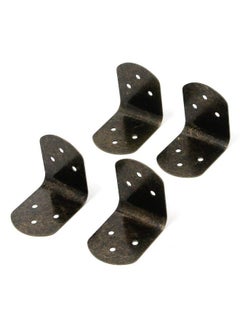Corner Safety Guards 1.6X1.8"(Lxw) Corner Guard Edge Protector Silver Metal Corner Brackets For Wood Boxes Bronze Pack Of 4