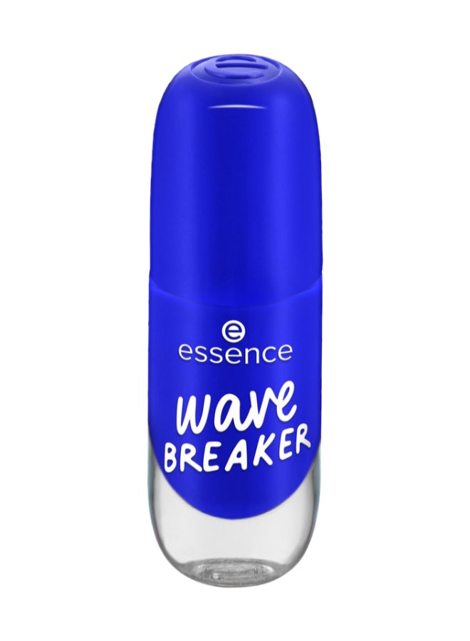 Essence Gel Nail Polish | Colour 75 Wave Breaker | Quick Dry & Long Lasting Gel Finish | Vibrant Blue Shade | High Gloss Shine | Vegan & Climate Neutral Formula | Easy Application with Double Touch Brush | 8 ml (Pack of 1) Wave Breaker - Image 1
