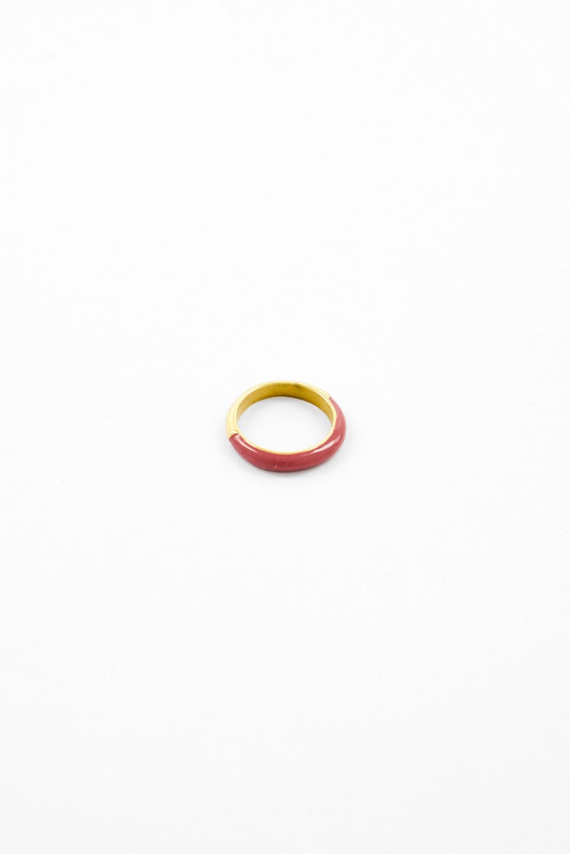 PARFOIS Women Fashion Band Ring, Mauve  - Image 1