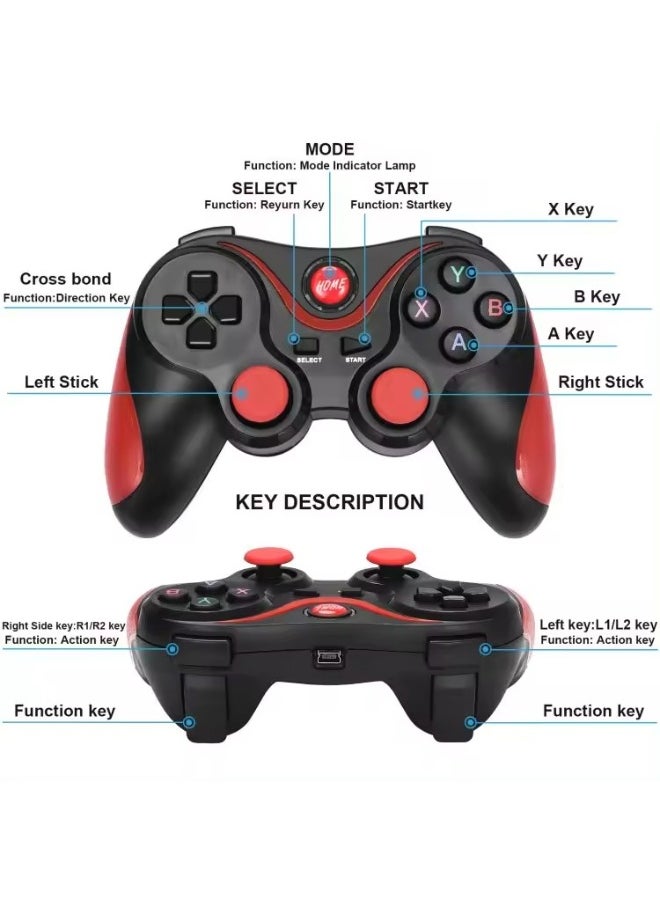 Healife 2.4G Wireless Controller, Wireless Joysticks, With Rechargeable Batteries, For PCs, Consoles, Mobile Devices  - Image 1