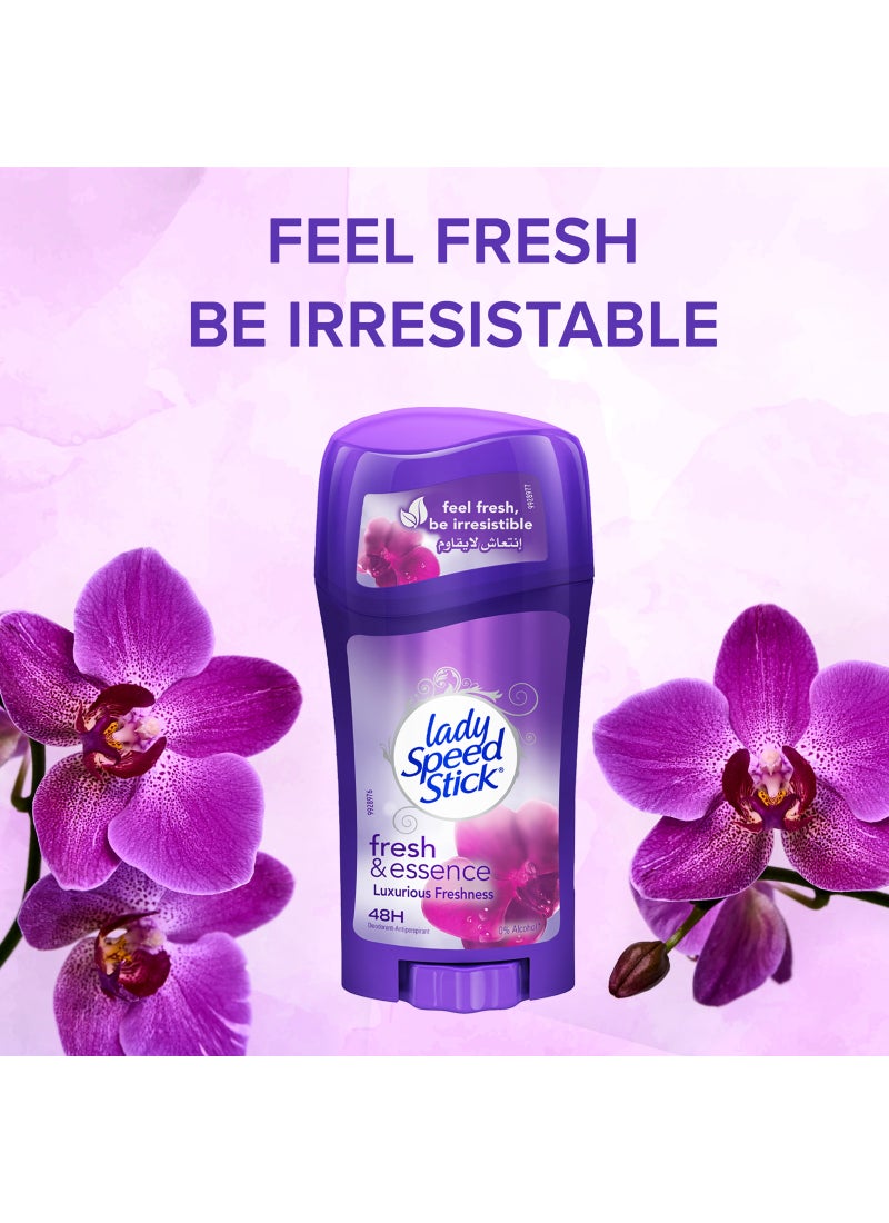 ليدي سبيد ستيك مزيل العرق فريش إيسينس بلاك أوركيد 65جم - Image 3