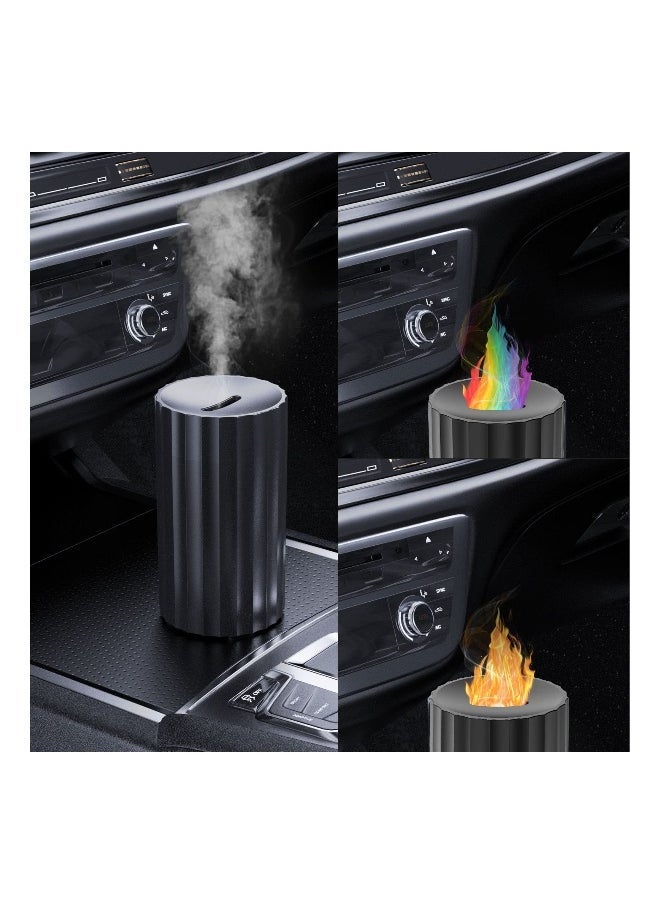 Car Essential Oil Diffuser, Upgraded Aromatherapy Humidifier with 3 Modes & 7 Colorful Cute Diffuser USB Portable Diffuser USB Powered Aroma Device 100ml Mini Oil Diffuser for Car Office Bedroom