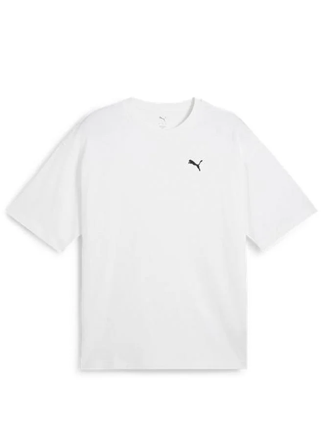 PUMA puma white Wardrobe Essential Oversized T-Shirt for Men | Best Price UAE