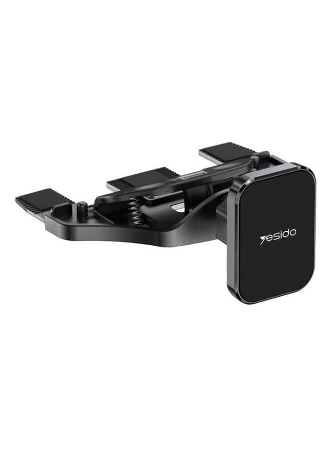 Yesido Car Magnetic CD Slot Phone Grips Stand Black - Image 1