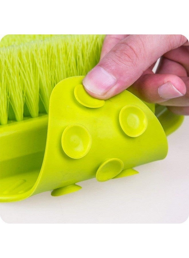 GETZET Shower Slippers Foot Scrub Brush to Keep Foot Cleaner, Remove Feet Dead Skin remover Cleaning Dirt Scrubber suction cups Foot Care Tool Hanging Hooks, use for men & women (Multicolour) - Image 3