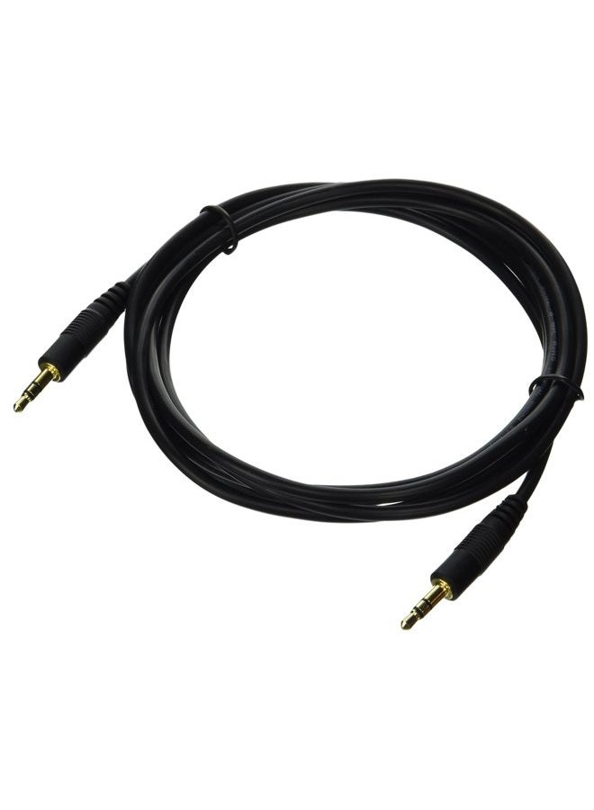 iMBAPrice iMBA-PS-06MM 6-Feet Gold Plated 3.5mm Male to 3.5mm Male Stereo Audio Cable - Image 1