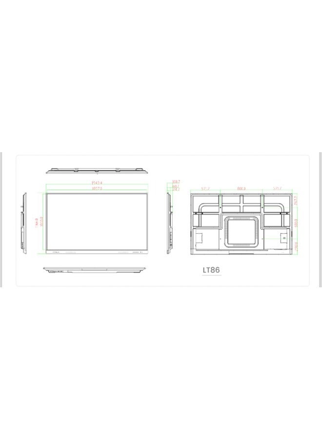 Sabha 86 inch interactive touch screen from Sobha - 4K, system, suitable for classrooms, meetings, presentations and meeting rooms. - Image 3