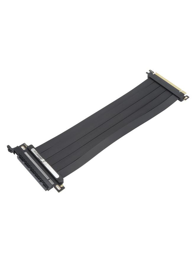 PCIe 4.0 X16 GPU Riser Cable 16X Flexible Cable High Speed Extension Port Adapter 180 Degree EMI Shielded PCIe Extension Cable 250mm/9.8in - pzsku/Z061C44F19A95E750B3E4Z/45/_/1726481121/b6c7aa34-1260-4d60-9918-09d9b01607ae