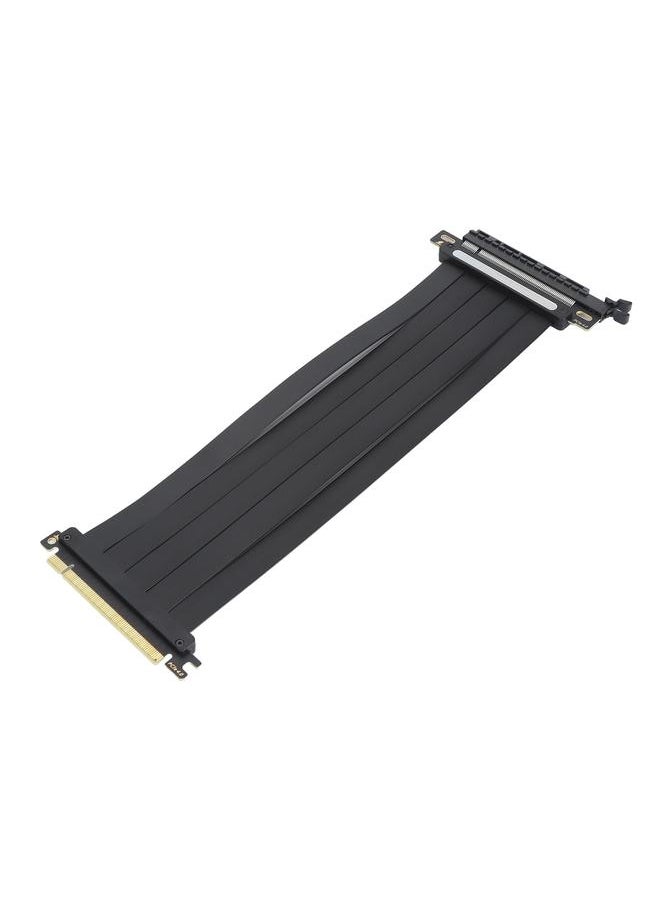 PCIe 4.0 X16 GPU Riser Cable 16X Flexible Cable High Speed Extension Port Adapter 180 Degree EMI Shielded PCIe Extension Cable 250mm/9.8in - pzsku/Z061C44F19A95E750B3E4Z/45/_/1726481129/cf9f9fef-d74e-41a5-bd93-8cc15d1c4904