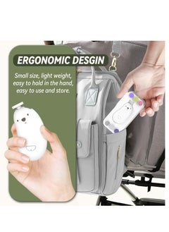 KASTWAVE Baby Nail Trimmer Electric,Rechargeable Baby Nail Clippers with 6 Grinding Heads and LED Light, Safe Baby Nail File Set for Baby, Toddler, Infant, Alternative to Baby Nail Clipper, Baby Nail Kit  - Image 3