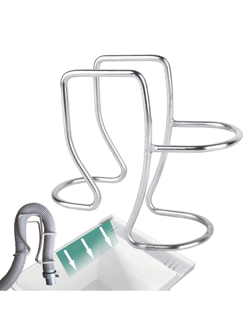 SYOSI SYOSI Adjustable Shape Washing Machine, Laundry Tub Hose Guide Clip, Universal Utility Sink Hose Clamp, 304 Stainless Steel - Image 1