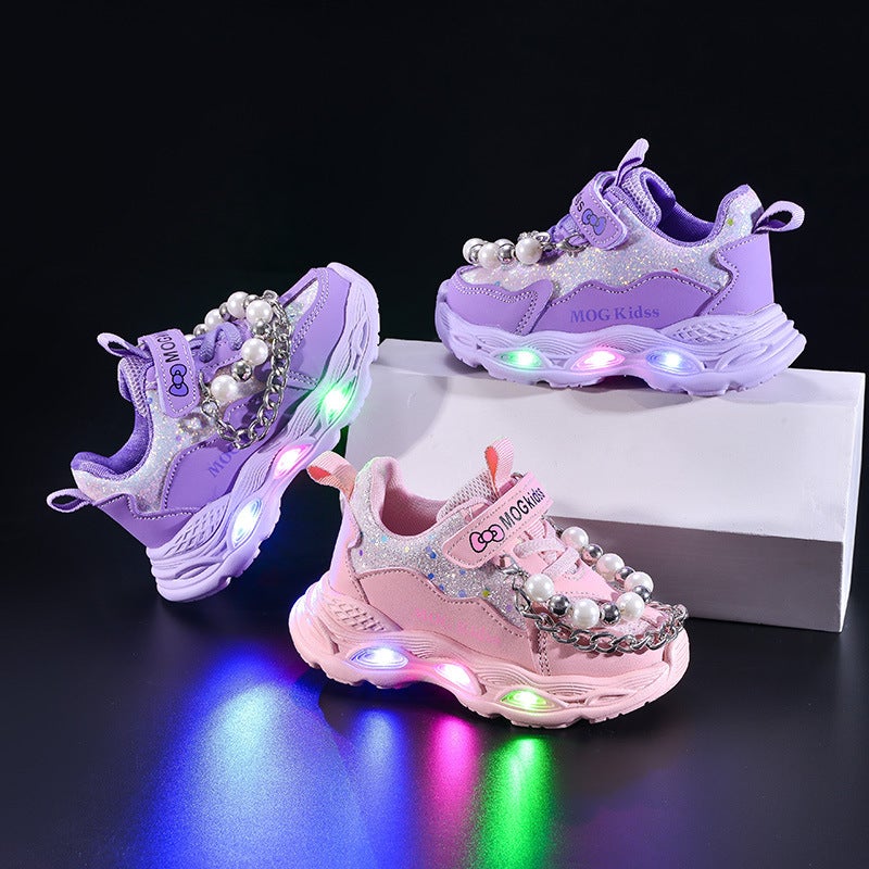 Mesh Sneakers Lightweight Flexible Sole Walking Shoes For Kids Indoor And Outdoor Activities - Image 2