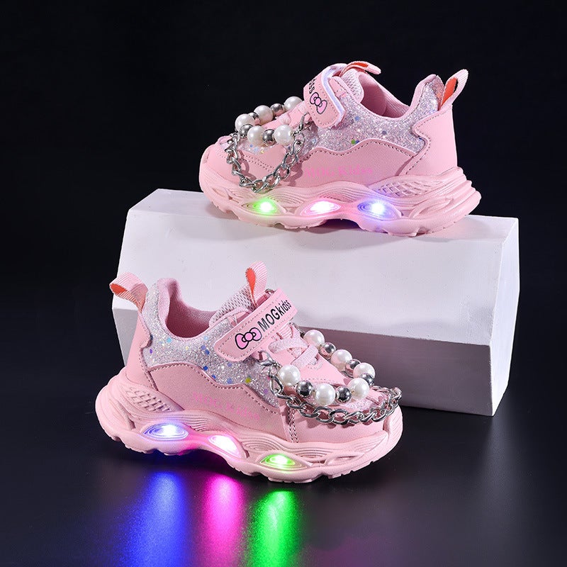 Mesh Sneakers Lightweight Flexible Sole Walking Shoes For Kids Indoor And Outdoor Activities - Image 4