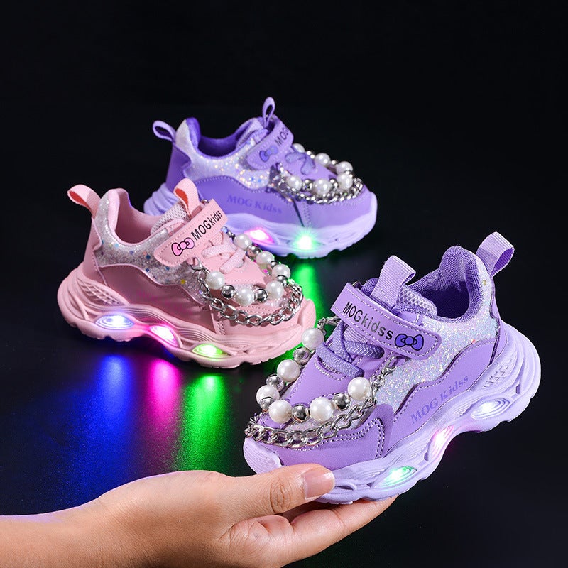Mesh Sneakers Lightweight Flexible Sole Walking Shoes For Kids Indoor And Outdoor Activities - Image 3