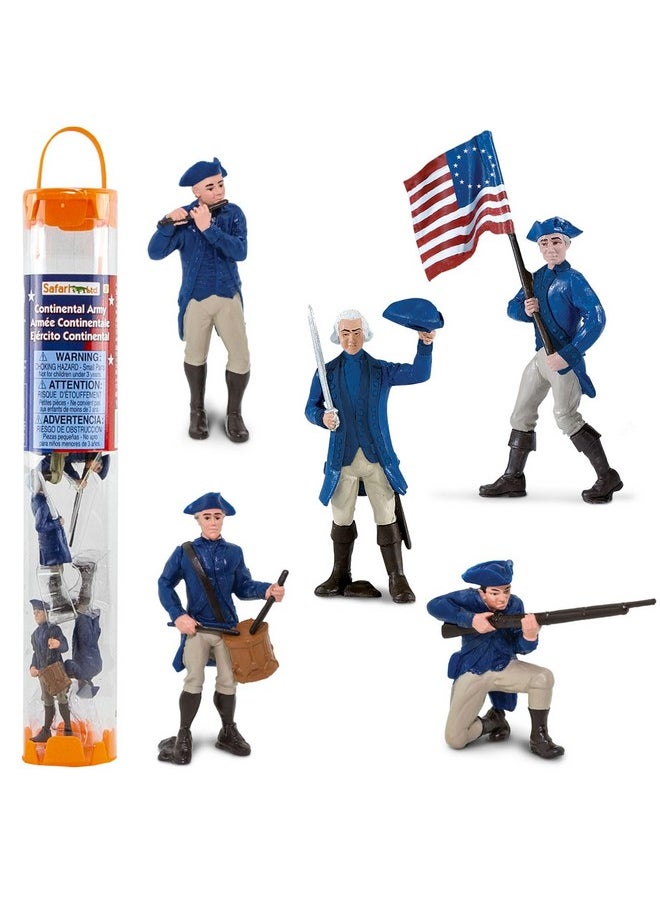 Safari Ltd. - Continental Army Designer Toob - Miniature Revolutionary War Figurines - Educational Toy Set For Boys, Girls, And Kids Ages 3+ - Image 1