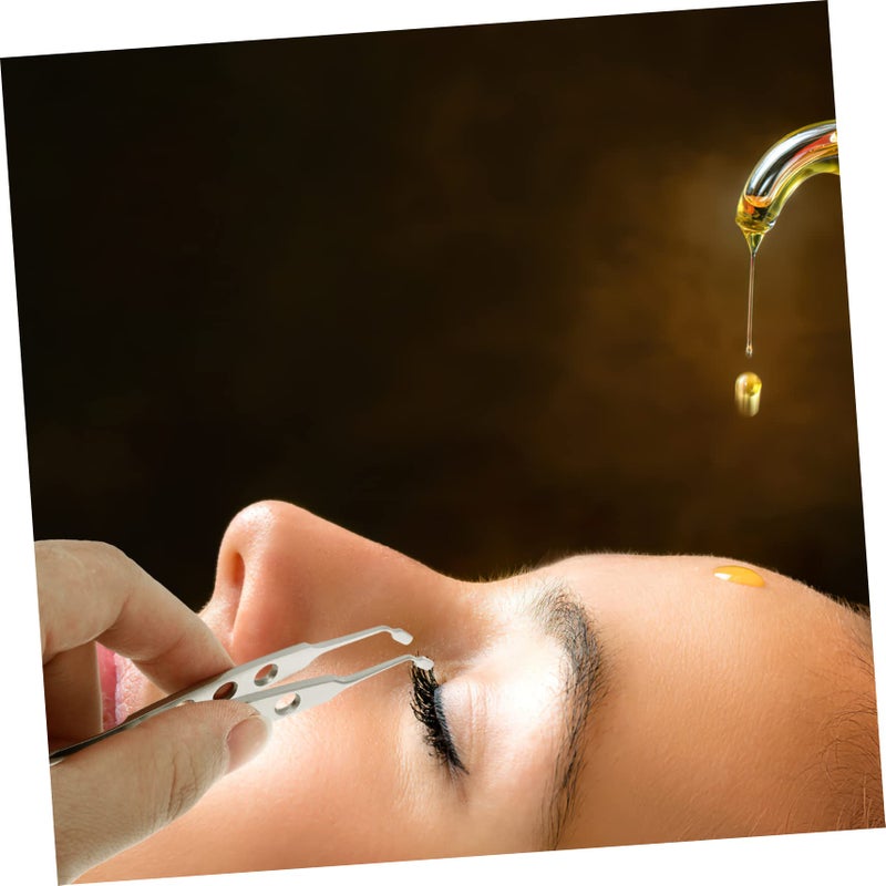 Stainless Steel Eyelid Tweezers Meibomian Gland Expressor Tool for Stye Removal - Image 4