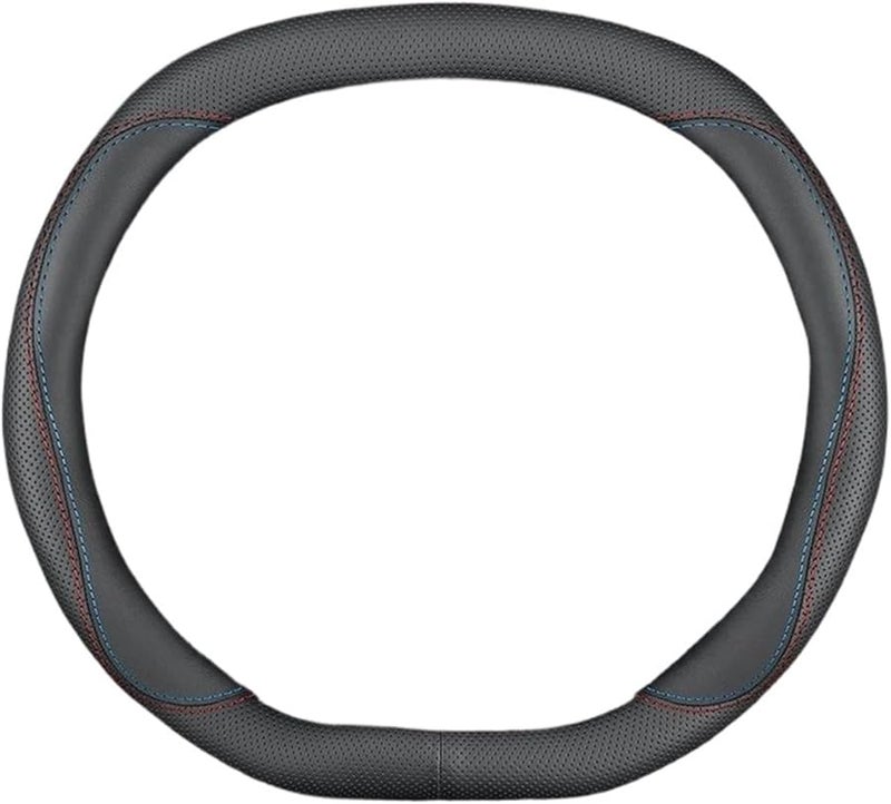Leather Steering Wheel Cover For Audi Q6 E-tron Q4 E-tron S E-tron GT 2025 Non Slip Color E 37 5 - Image 2