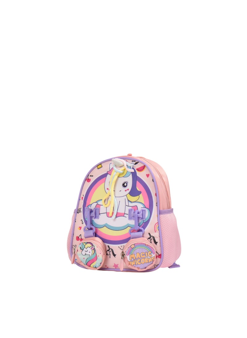 Supercute Kids Unicorn Backpack SF307 | 11 Inch Small School Backpack | Lightweight Children’s Bag - Image 3