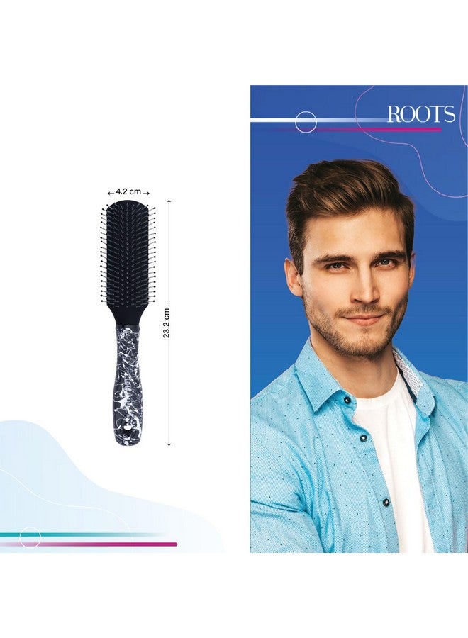 روتس جذور الشعر - فرشاة شعر تروجلام - مصممة بشعيرات مرنة ذات أطراف ناعمة من وايت سبلاش - مناسبة لجميع أنواع الشعر - للاستخدام اليومي للرجال والنساء - WID44 - Image 5