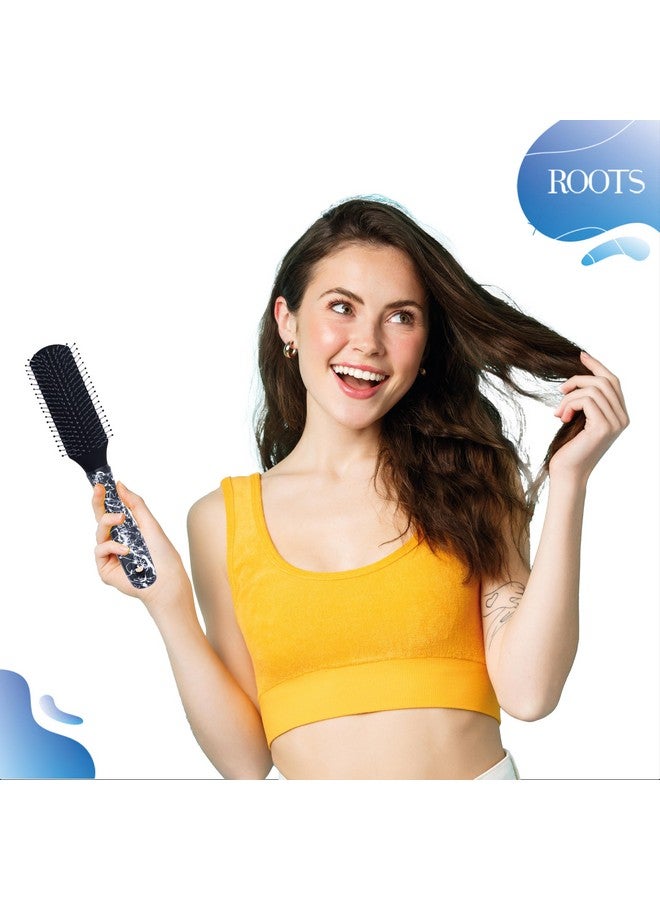 روتس جذور الشعر - فرشاة شعر تروجلام - مصممة بشعيرات مرنة ذات أطراف ناعمة من وايت سبلاش - مناسبة لجميع أنواع الشعر - للاستخدام اليومي للرجال والنساء - WID44 - Image 4