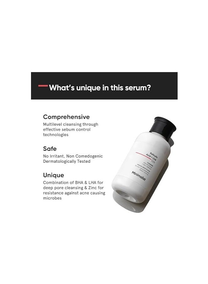 منيماليست Minimalist 2% ماء وجه الساليسيليك اليومي | لطيف وعادي | للبشرة الدهنية/المختلطة والمعرضة لحب الشباب | خالٍ من الكبريتات - Image 2