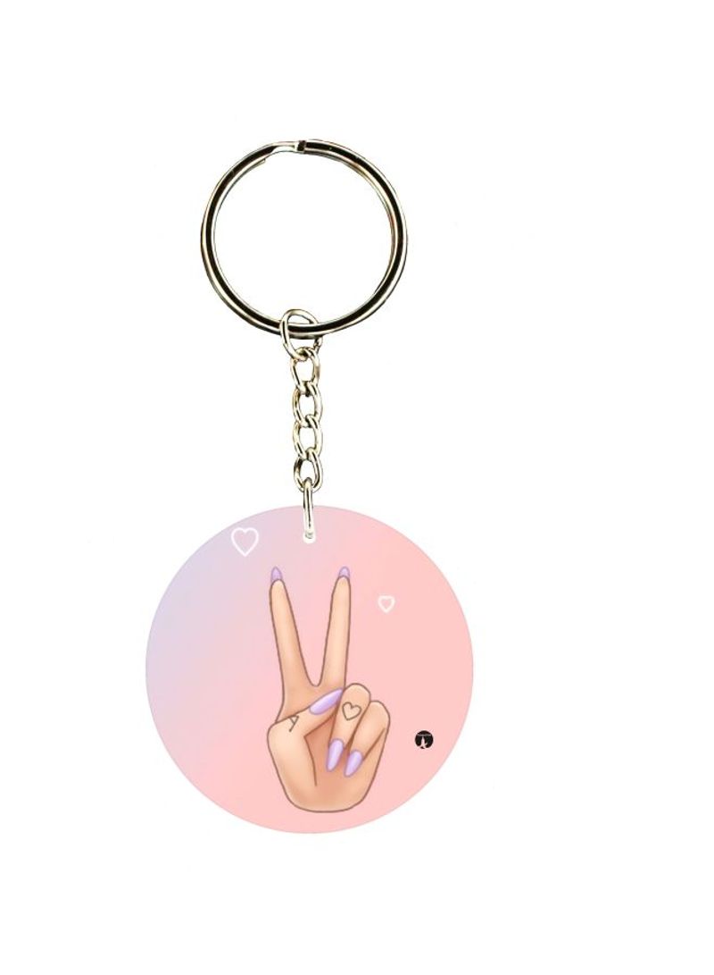 Victory Printed Keychain
