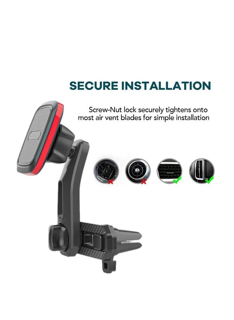Anti slip adjustable air vent magnetic mount car mobile holder - Image 4