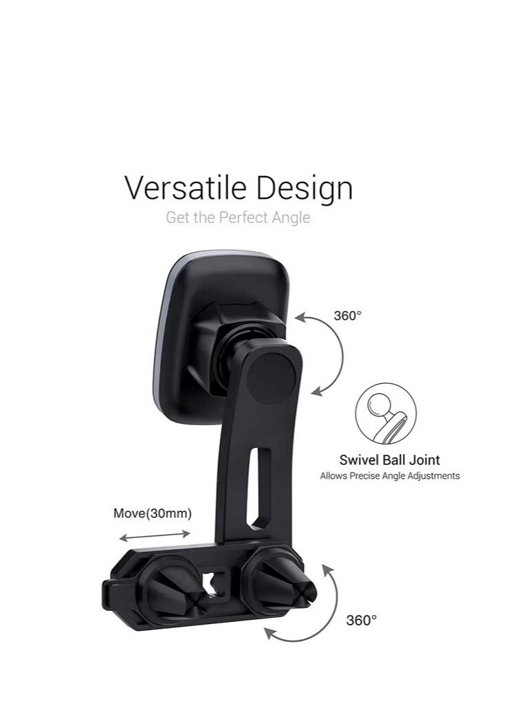 Anti slip adjustable air vent magnetic mount car mobile holder - Image 3