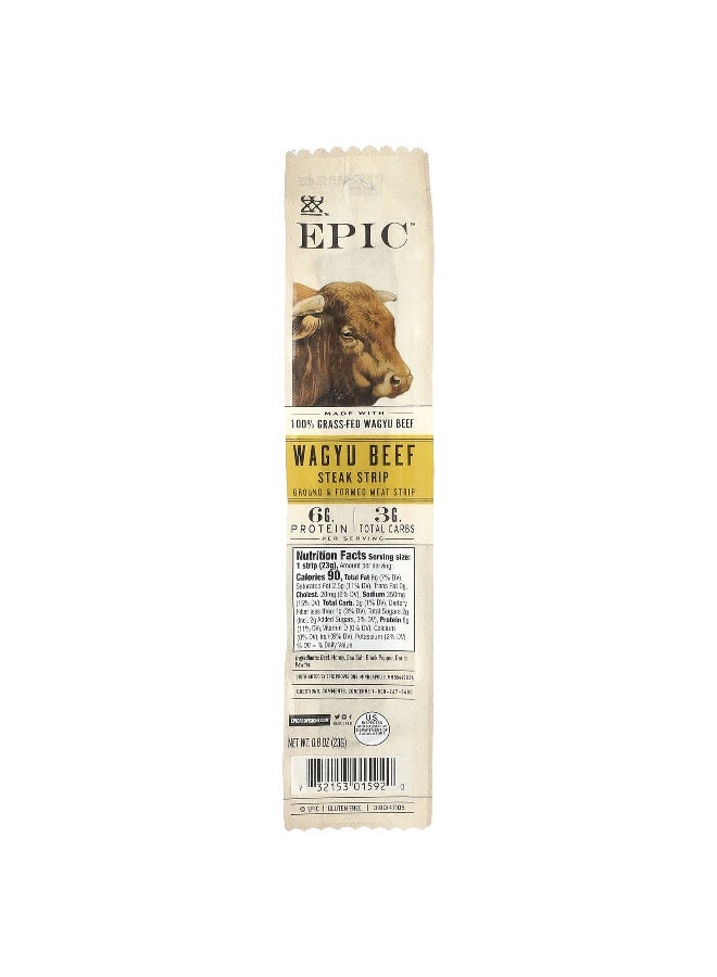 Epic Bar Epic Bar, Wagyu Beef Steak Strip, 0.8 oz (23 g)  - Image 1