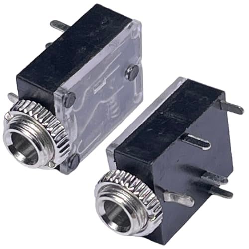 CESS 3.5mm 1/8 Inch Female Stereo TRS Balanced Socket with Switch - 3.5mm Stereo Socket （10 Pack） - Image 1