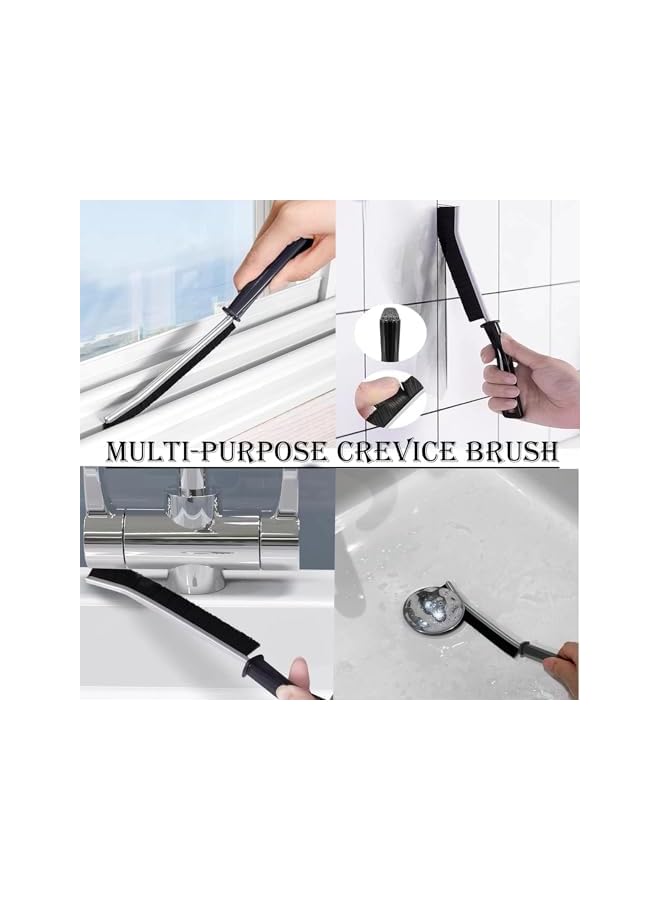 promass Hard Bristle Crevice Cleaning Brushes for Household Use, Gap Cleaning Brush Multifunctional Small Corner Cleaning Brush Set Tool for Groove Window Tracks Bathroom Kitchen(9 Pcs) - Image 5