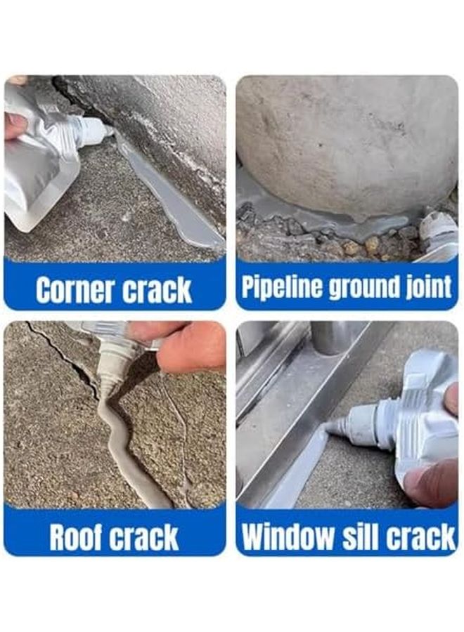 Self Leveling Waterproof Cement Crack Filler 500g For Driveway Sidewalk Patio Asphalt - Image 5