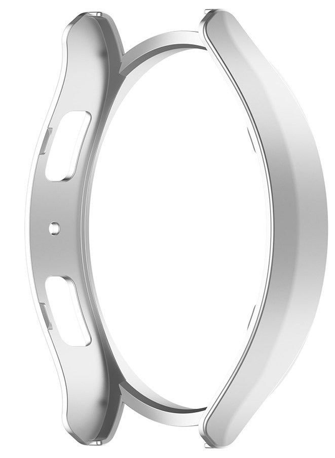 حافظة صلبة من البولي كربونات لساعة سامسونج جالاكسي 6 بنصف تغطية مجوفة وغطاء مقاوم للصدمات 40 ملم فضي - Image 5