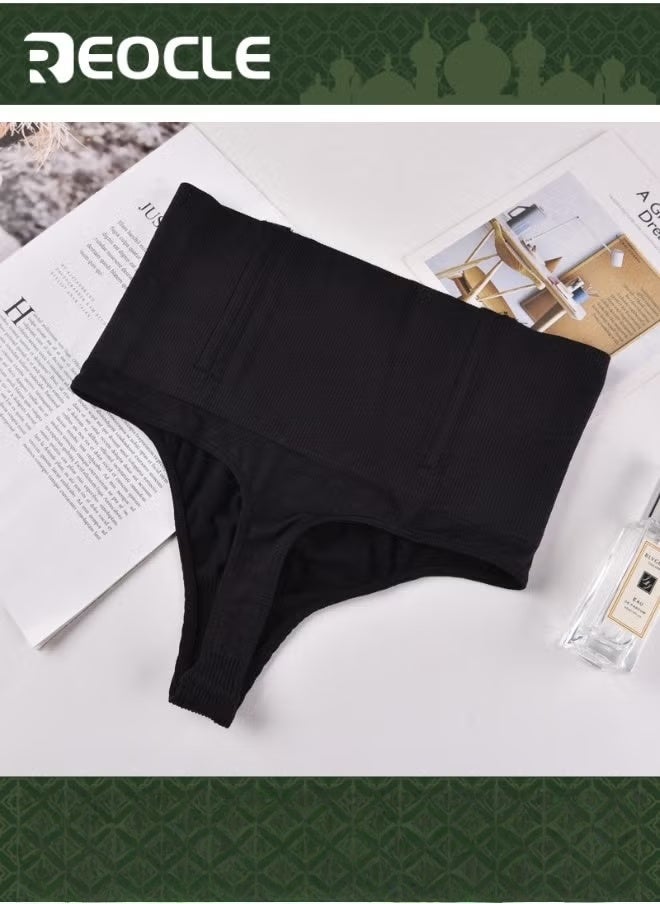 ريوكل ملابس داخلية نسائية عالية الخصر مشد للتحكم في البطن ثونغ بانتي أنحف مشكل للجسم ثونغ بدون درزات - Image 1