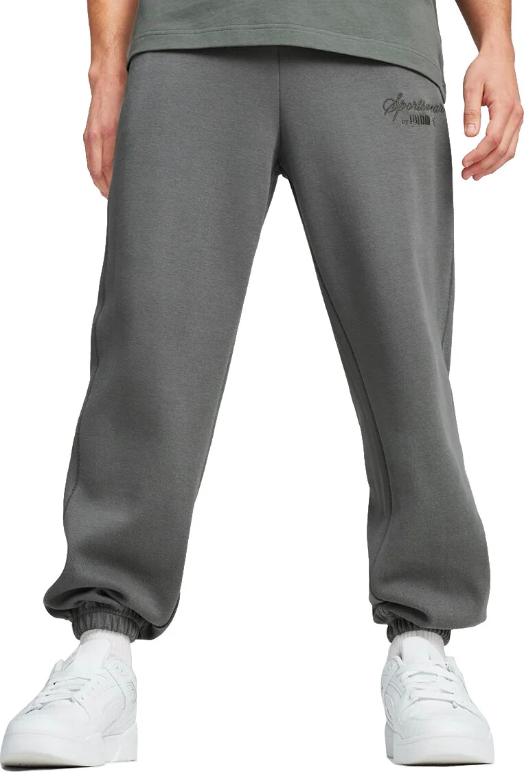 PUMA Classics+ Men's Gray Casual Style Sweatpants 62427680