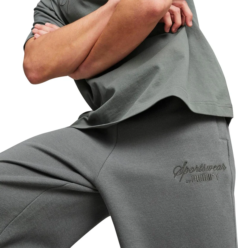 PUMA Classics+ Men's Gray Casual Style Sweatpants 62427680