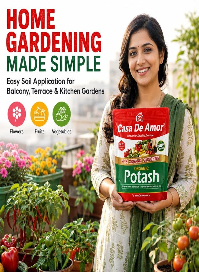 Casa De Amor Organic Potash Essential Fertilizer, 900 gm - Image 2